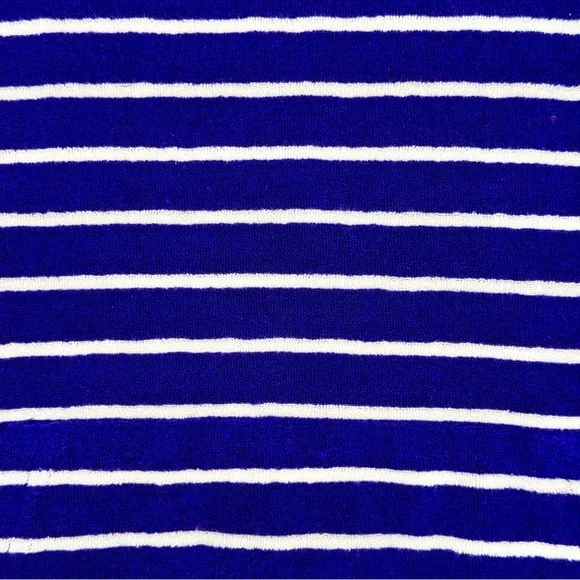 New Mini Boden Toweling Throw Boys 5-6 Y Girls Striped Hooded Beach Cover Shirt - Picture 2 of 4